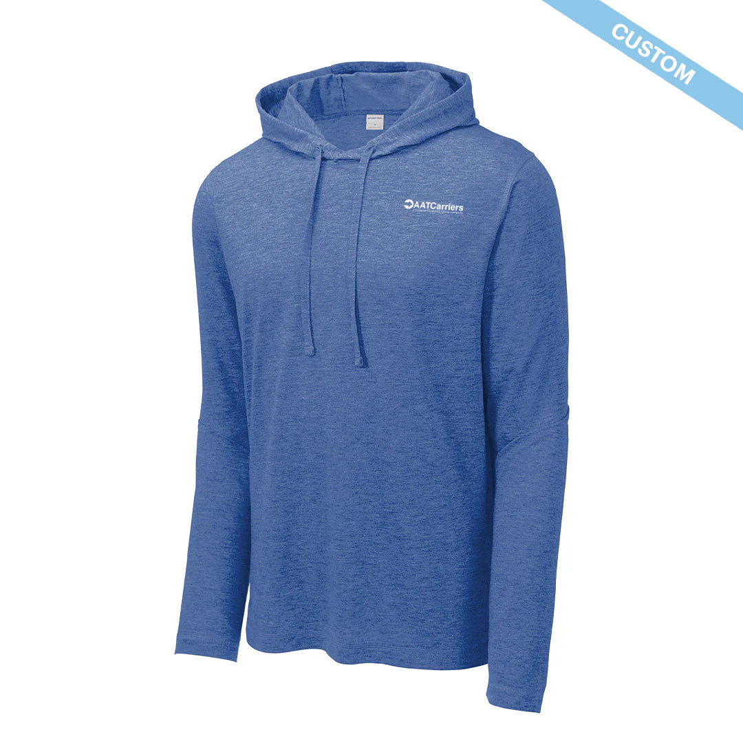 AAT Cariers Men's Tri-Blend Wicking Long Sleeve Hoodie