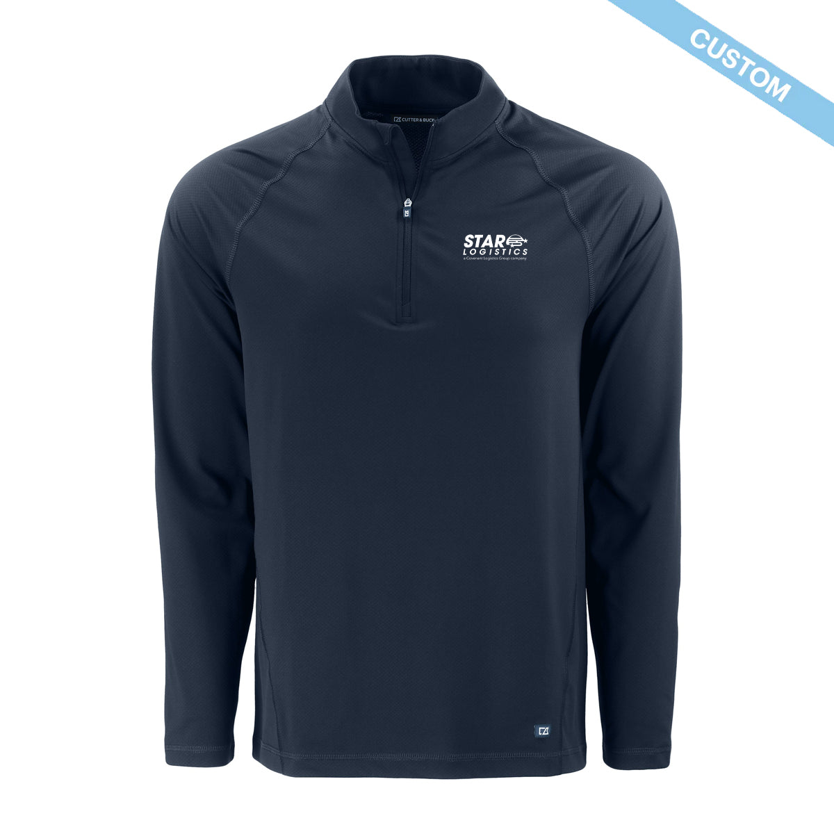 Star Logistics Cutter & Buck Prospect Recycled Featherlight Stretch Mens Quarter Zip