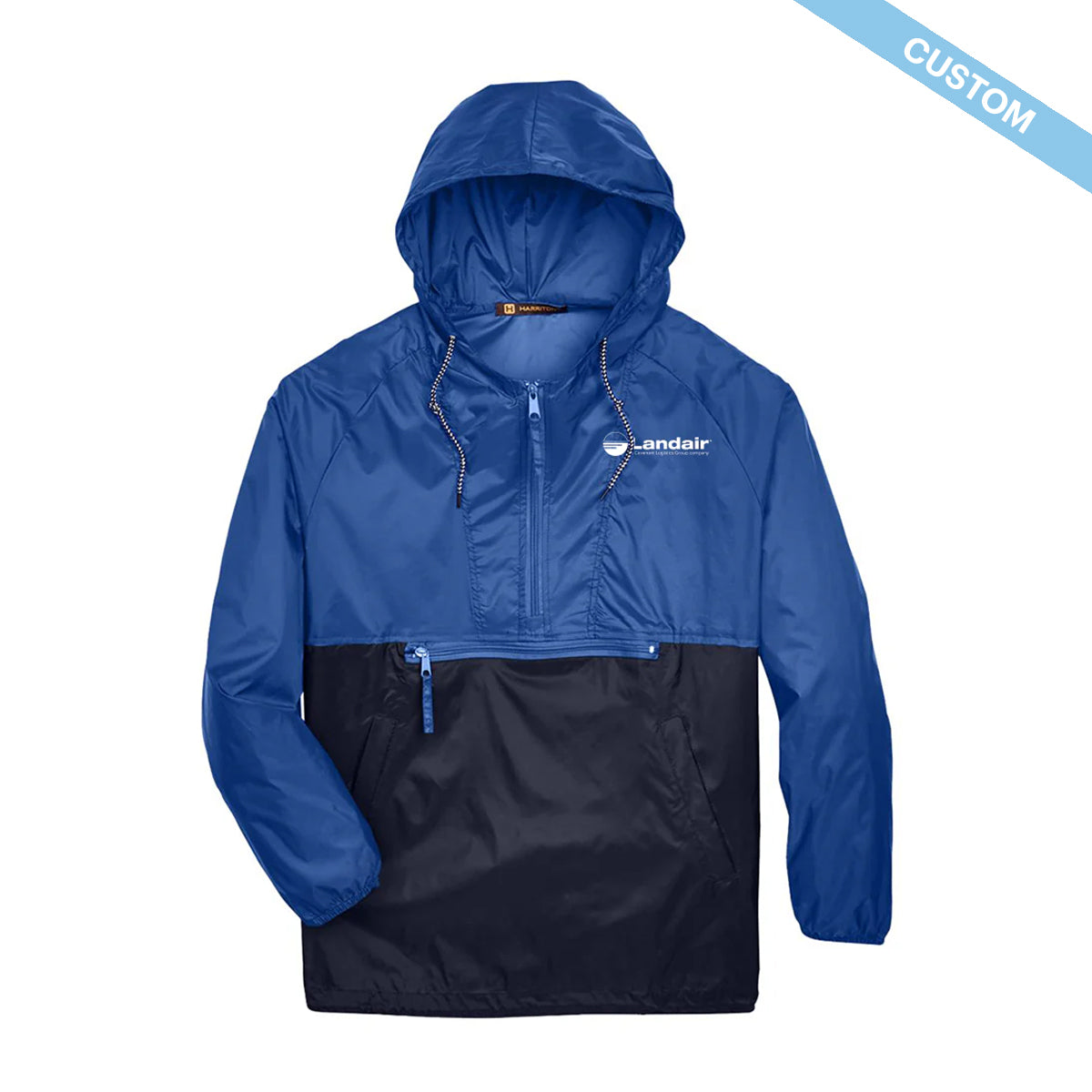 Landair Unisex Packable Hooded Nylon Jacket