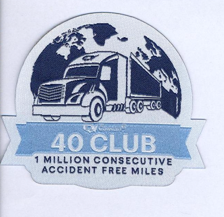 Covenant 40 Club Blue Patch