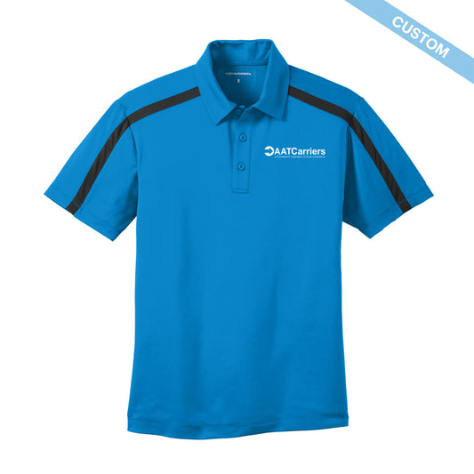 AATCarriers Performance Colorblock Stripe Polo