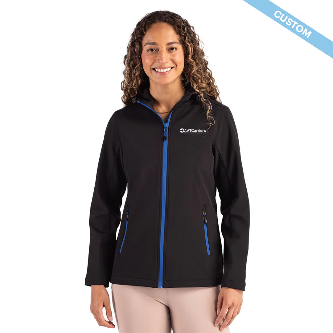 AAT Cariers Clique Tempo Recycled Stretch Softshell Womens Hooded Jacket