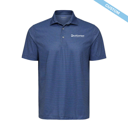 AAT Cariers Men's Aiken Striped Polo