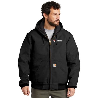 Landair Carhartt Quilted-Flannel-Lined Duck Active Jac