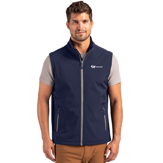 Covenant Clique Tempo Stretch Full Zip Mens Softshell Vest