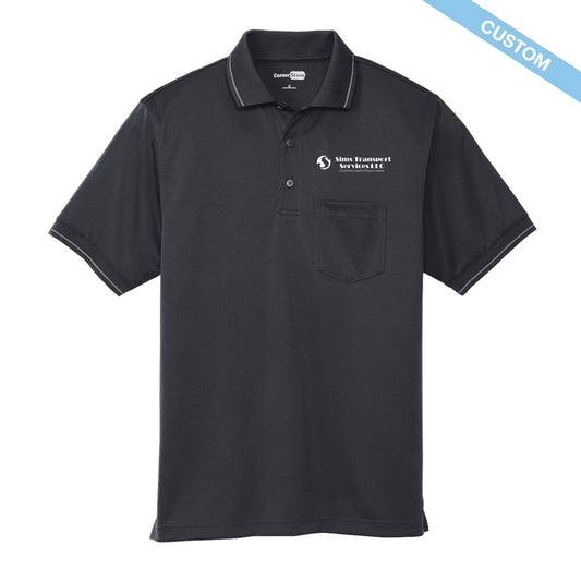 Sims Transport Services CornerStone Snag Proof Tipped Pocket Polo