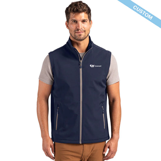 Covenant Clique Tempo Stretch Full Zip Mens Softshell Vest