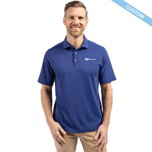 Covenant Cutter & Buck Virtue Eco Pique Recycled Mens Big and Tall Polo