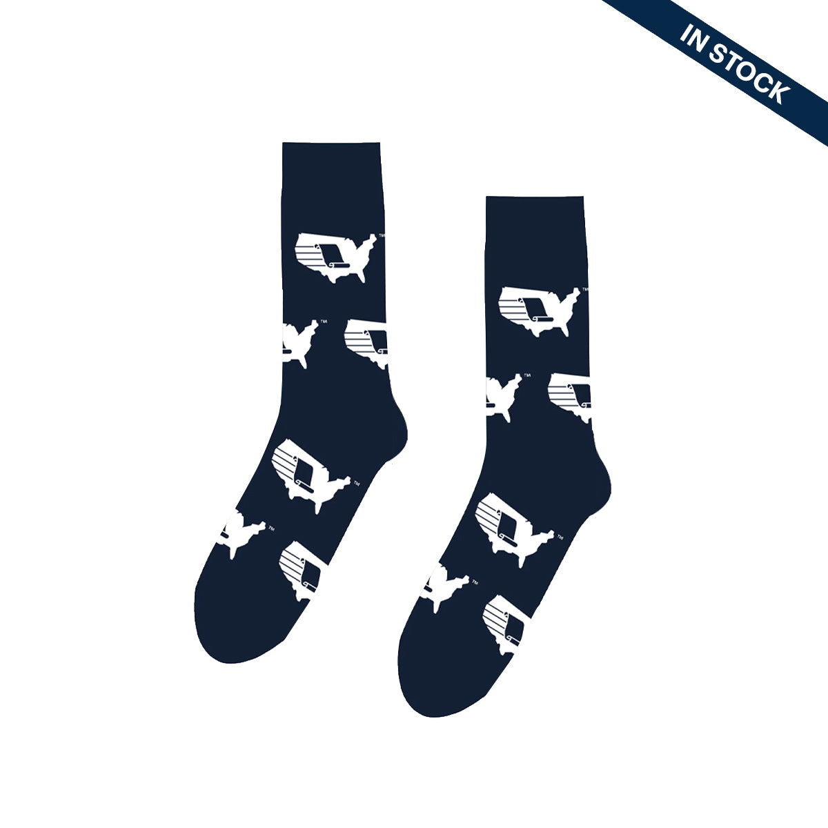 Covenant Map and Scroll Dress Socks