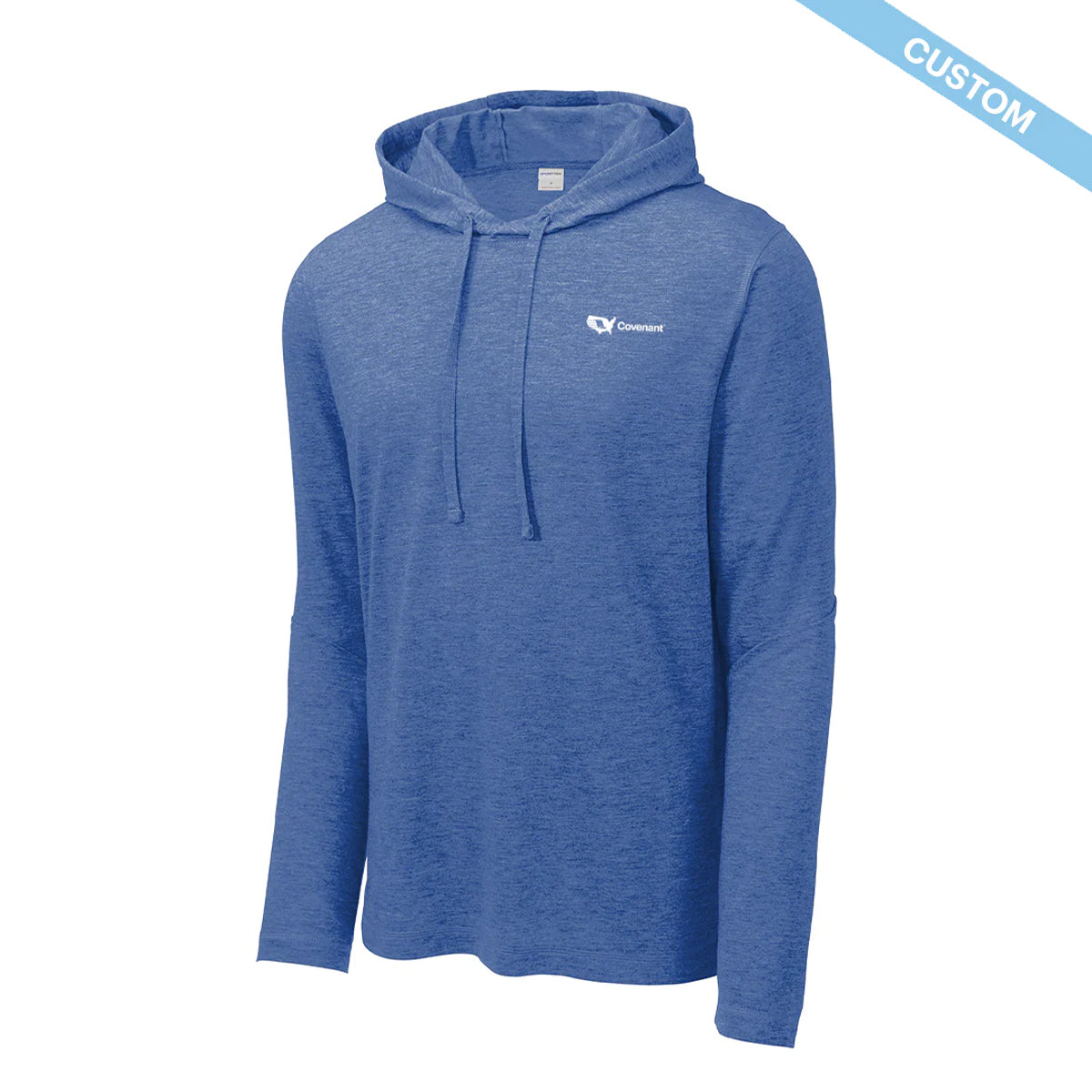 Covenant Men's Tri-Blend Wicking Long Sleeve Hoodie