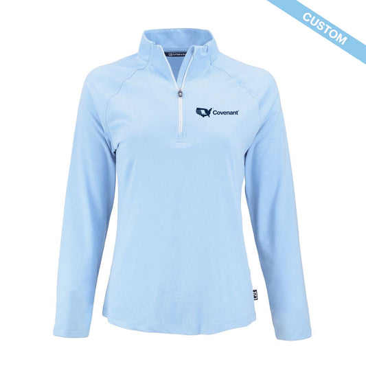 Covenant Cutter & Buck Ladies Coastline 1/4-Zip Pullover