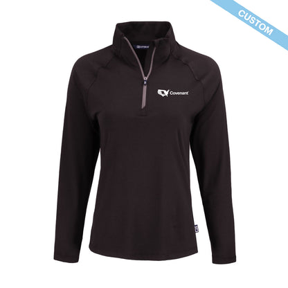 Covenant Cutter & Buck Ladies Coastline 1/4-Zip Pullover