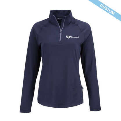 Covenant Cutter & Buck Ladies Coastline 1/4-Zip Pullover
