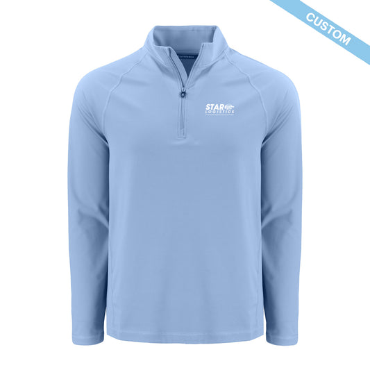 Star Logistics Cutter & Buck Prospect Recycled Featherlight Stretch Mens Quarter Zip