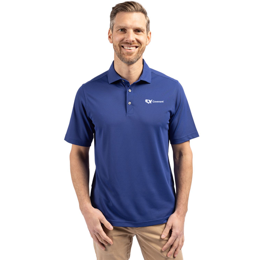 Covenant Cutter & Buck Virtue Eco Pique Recycled Mens Big and Tall Polo