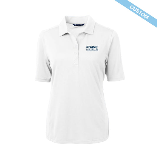 Star Logistics Cutter & Buck Virtue Recycled Featherlight Pique Womens Polo