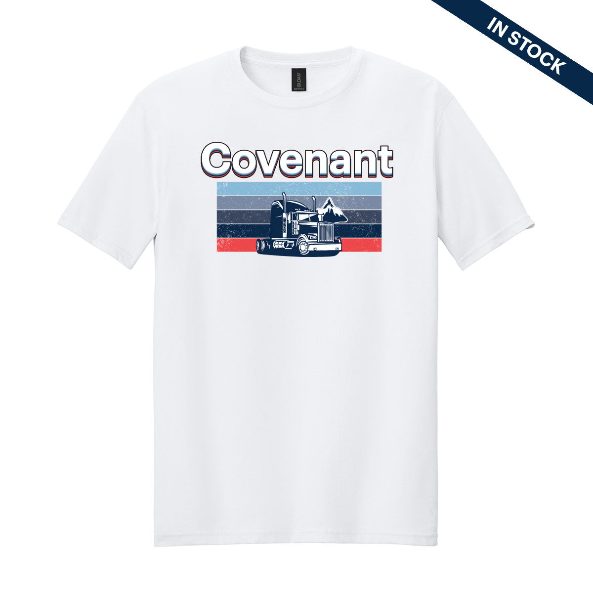 Covenant Retro Truck and Mountain Softstyle T-Shirt