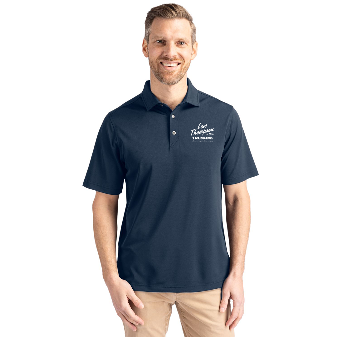 Lew Thompson & Son Cutter & Buck Virtue Eco Pique Recycled Mens Big and Tall Polo