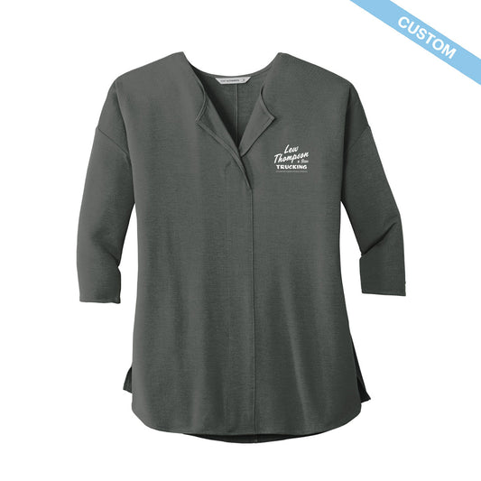 Lew Thompson & Son Ladies Concept 3/4 Sleeve Soft Split