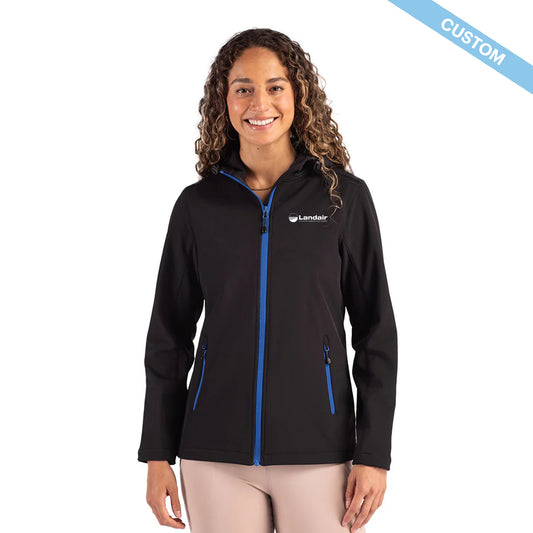 Landair Clique Tempo Recycled Stretch Softshell Womens Hooded Jacket
