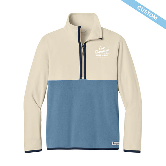 Lew Thompson & Son Men's Color Block 1/2-Zip Fleece