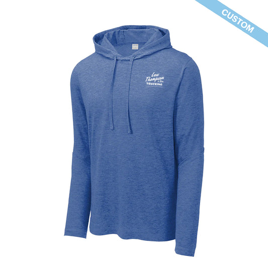 Lew Thompson & Son Men's Tri-Blend Wicking Long Sleeve Hoodie