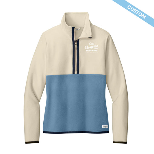 Lew Thompson & Son Women's Color Block 1/2-Zip Fleece