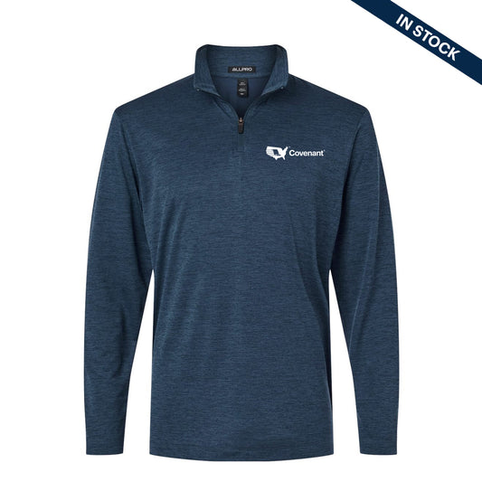 Covenant Men's Pro-Lock Performance Melange Quarter-Zip Pullover