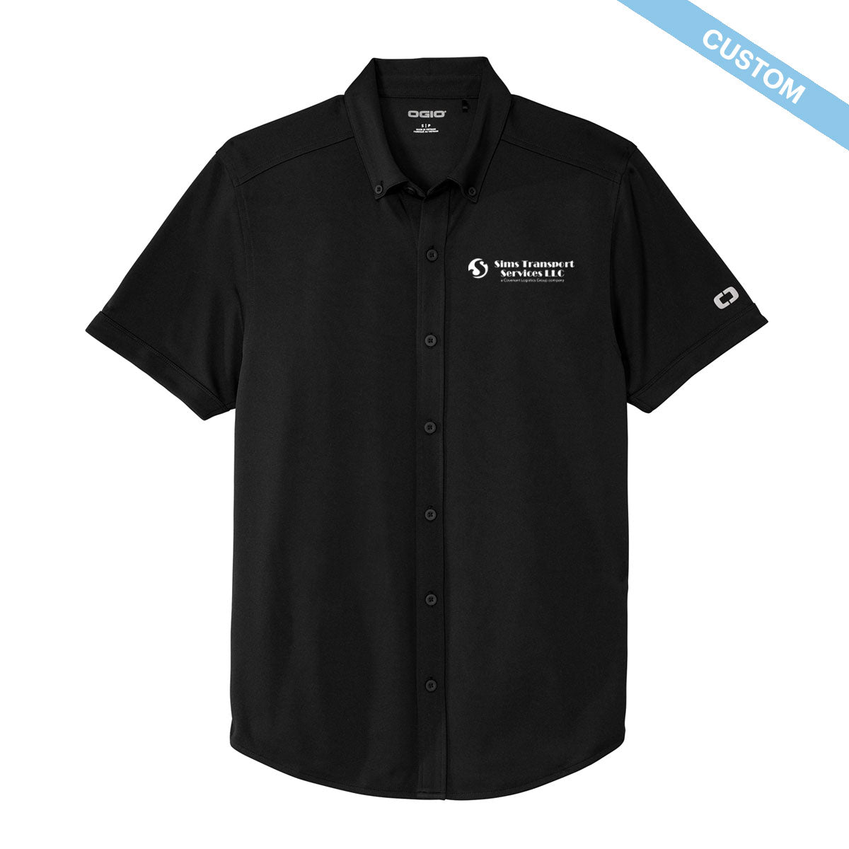 Sims Transport Services Ogio Gravitate Full-Button Polo