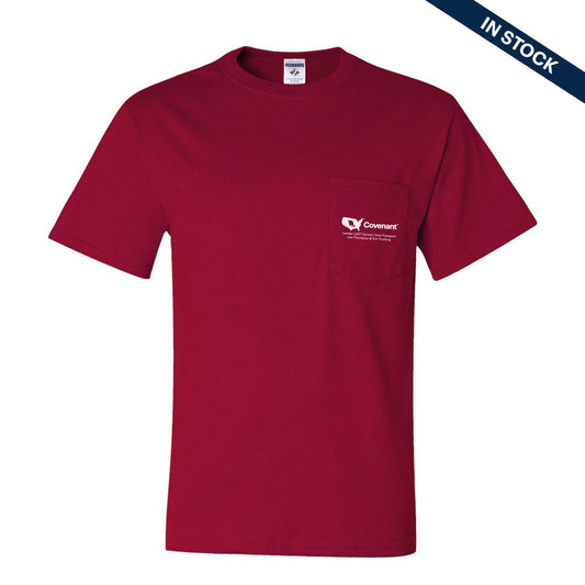 Combo Logo 50/50 Red Pocket T-Shirt