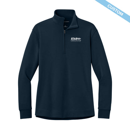 Star Logistics Ladies Wearever Signature Double Pique 1/4-Zip