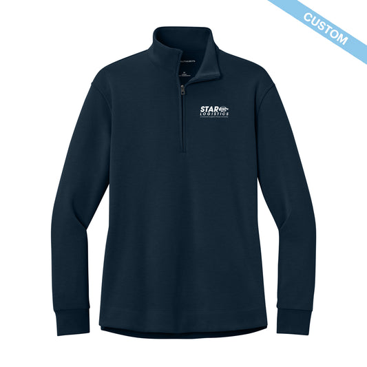 Star Logistics Ladies Wearever Signature Double Pique 1/4-Zip