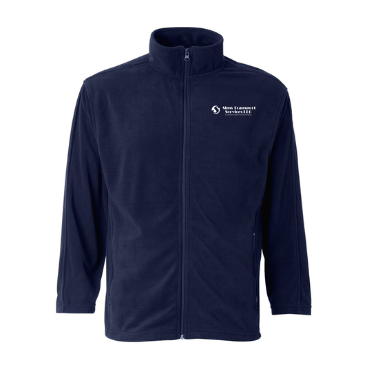 Sims Transport Services LLC Men's Microfleece Full-Zip Jacket