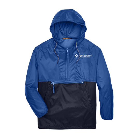 Sims Transport Services LLC Unisex Packable Hooded Nylon Jacket