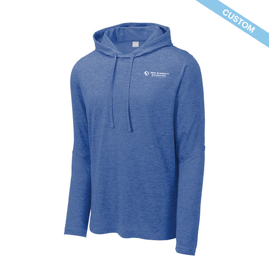 Sims Transport Services LLC Men's Tri-Blend Wicking Long Sleeve Hoodie