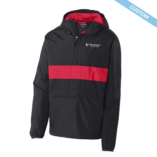 Sims Transport Services LLC Men's Zipped Pocket Anorak