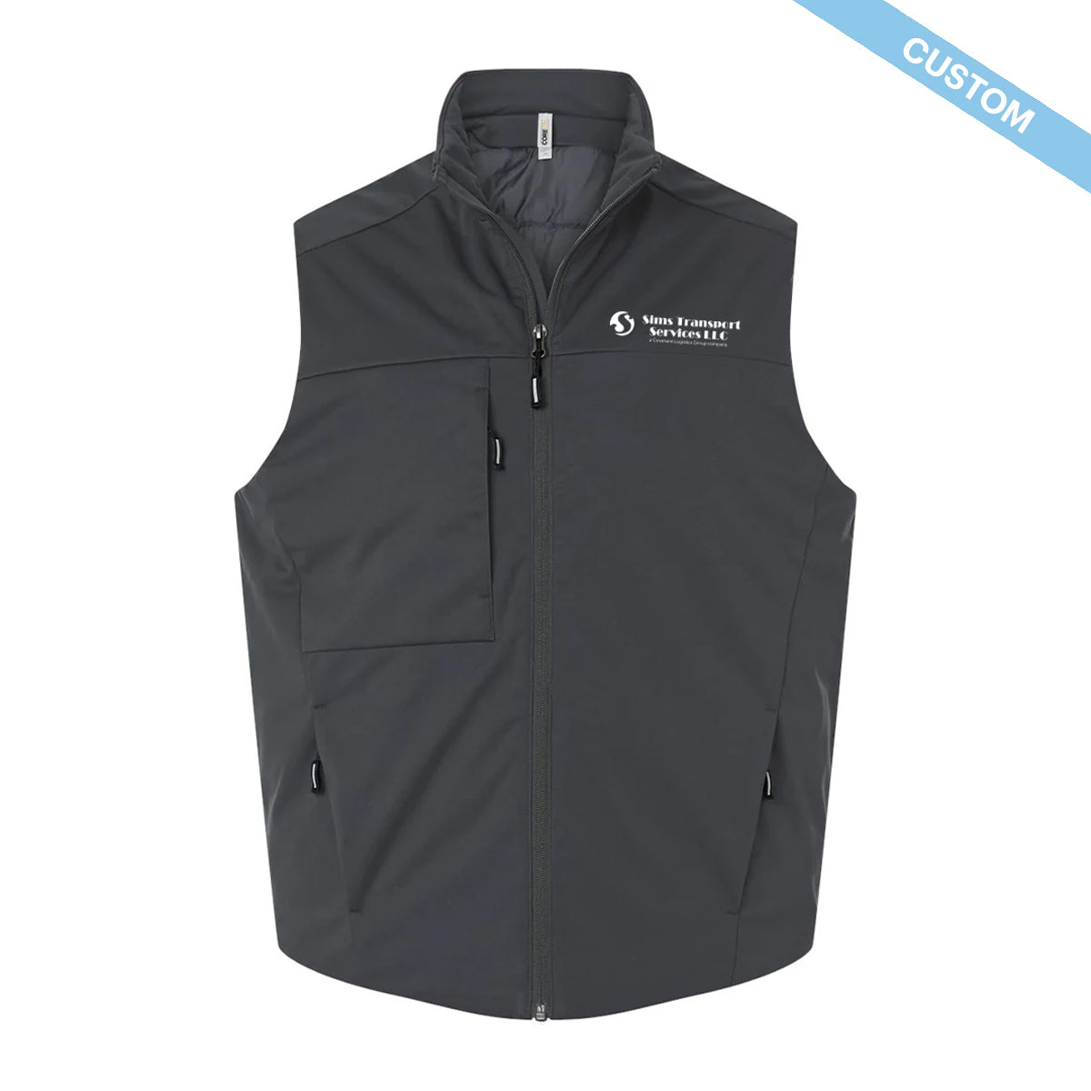 Sims Transport Services LLC Unisex Techno Lite Flat-Fill Insulated Vest