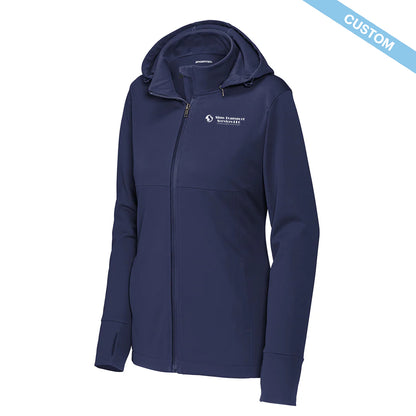 Sims Transport Services LLC Women's Hooded Soft Shell Jacket