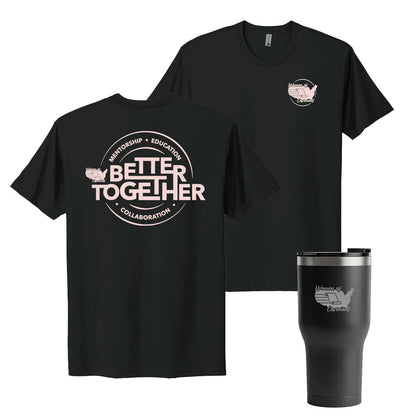 Women of Covenant Better Together Cotton T-Shirt & RTIC 30oz Tumbler Bundle