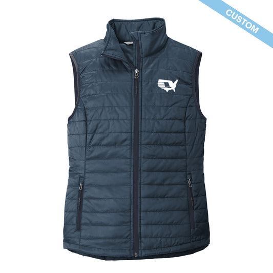 Ladies Packable Puffy Vest