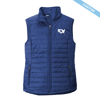 Ladies Packable Puffy Vest