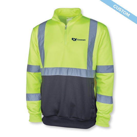 Covenant Quarter Zip Hi-Vis Sweatshirt