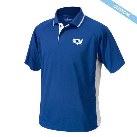 Covenant Men's Color Block Wicking Polo