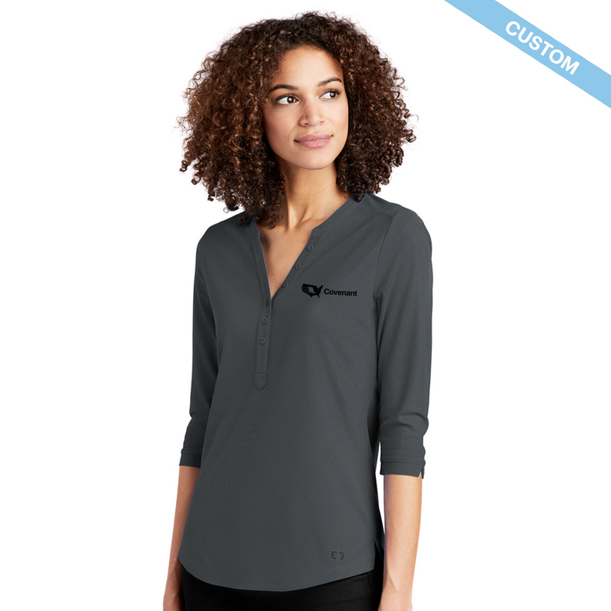 Covenant OGIO Ladies Jewel Henley