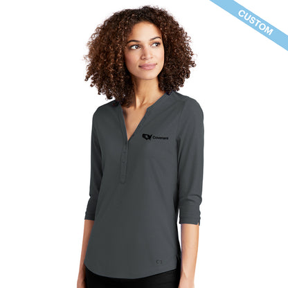 Covenant OGIO Ladies Jewel Henley