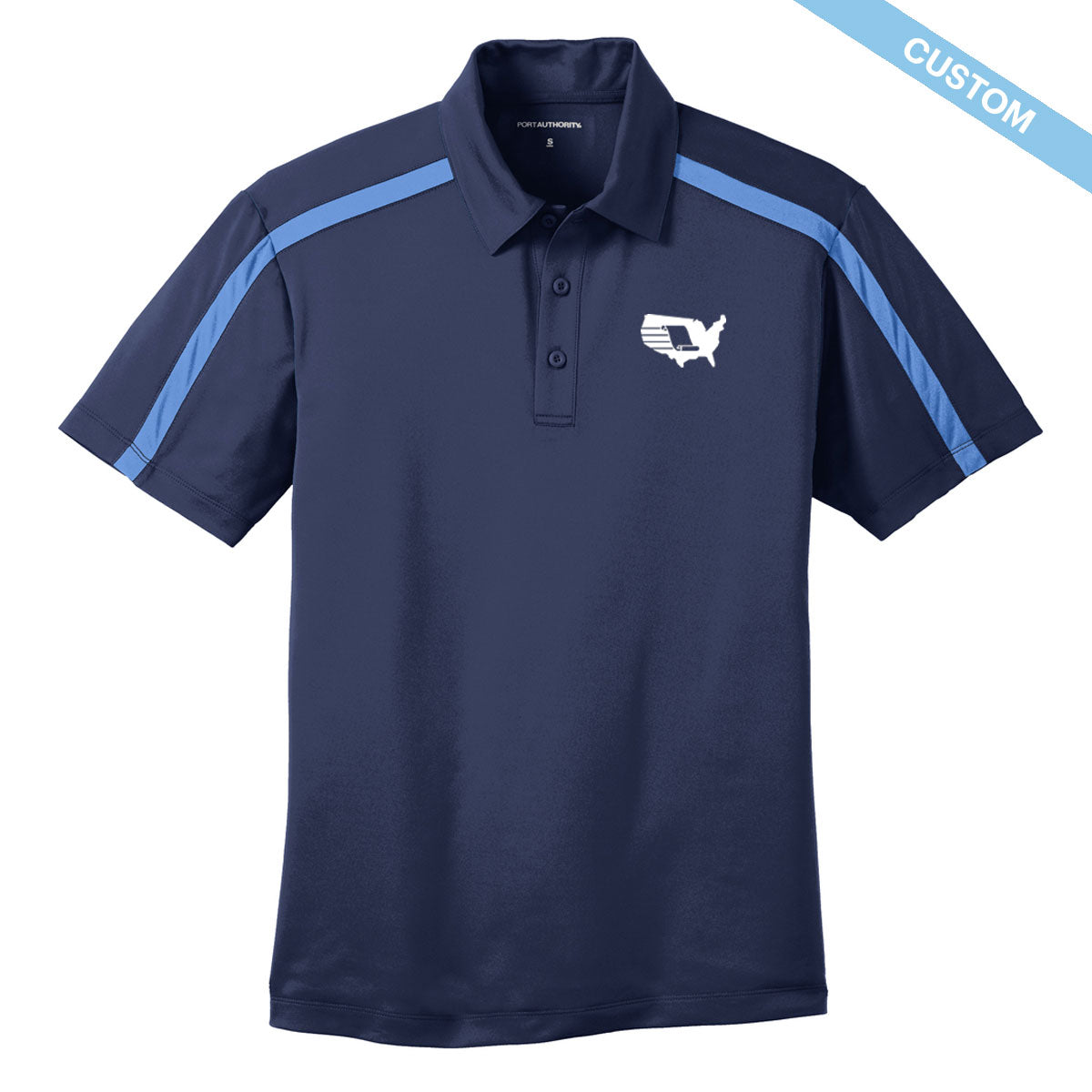 Covenant Performance Colorblock Stripe Polo