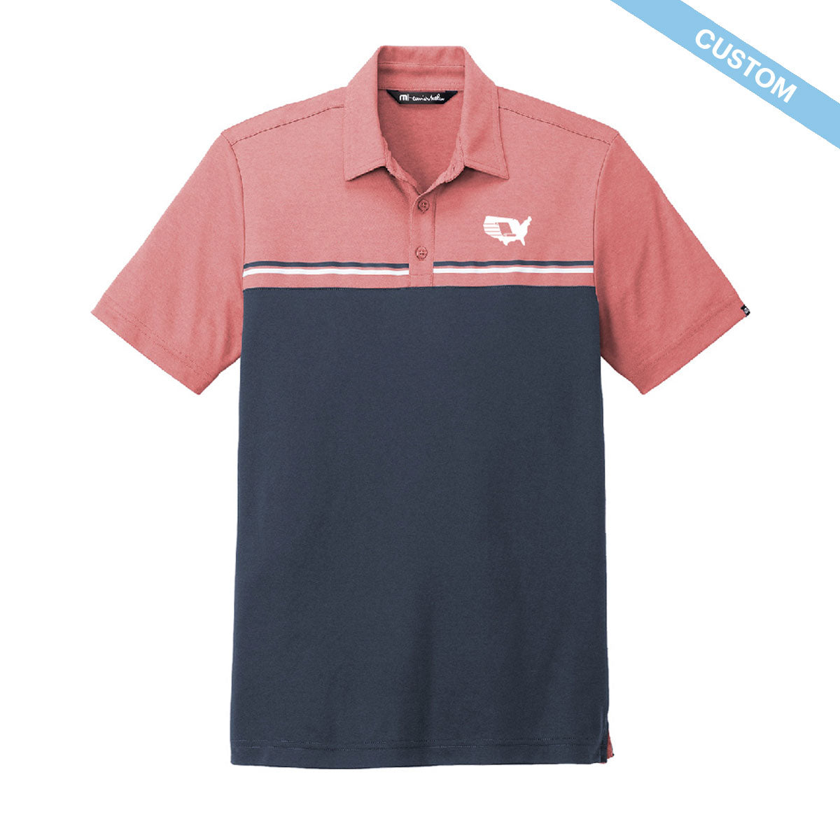 Covenant Cardinal Heather TravisMathew Sunset Blocked Polo